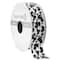 7/8" x 7yd. Black & White Cow Print Ribbon by Celebrate It® Classic